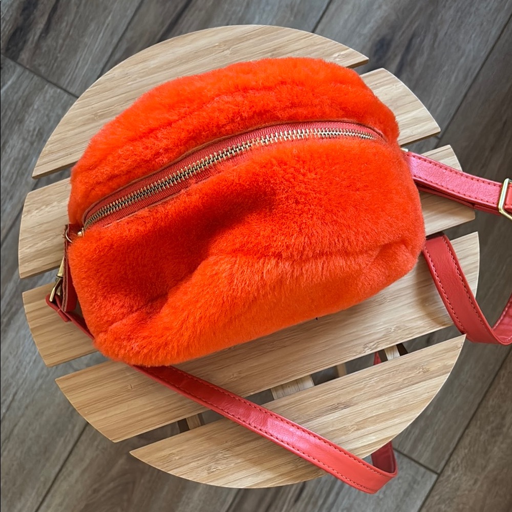 PRIMECUT Bags Cheeto shearling bum bag